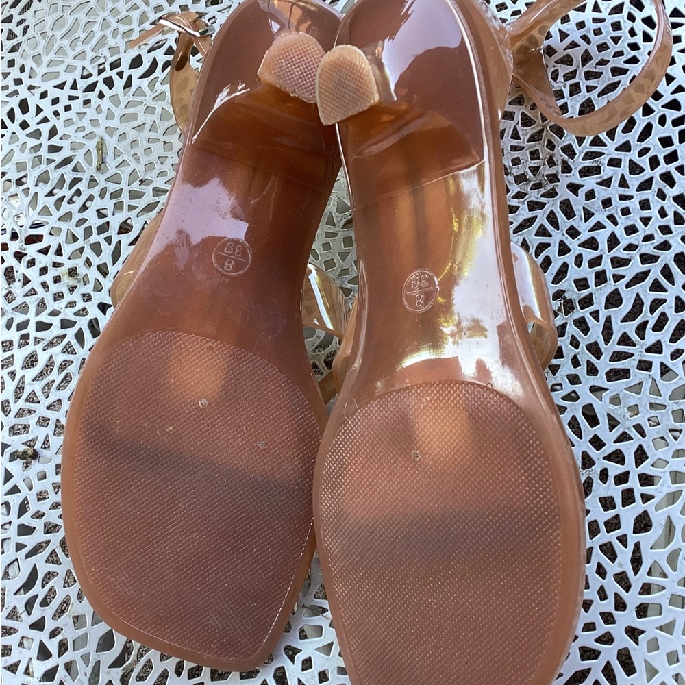 NWOT Jeffrey Campbell jellie toe post sandals - Picture 9 of 13